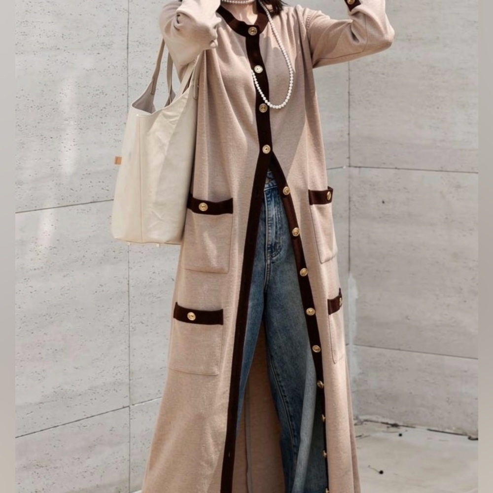 Vintage CHANEL maxi sweater dress